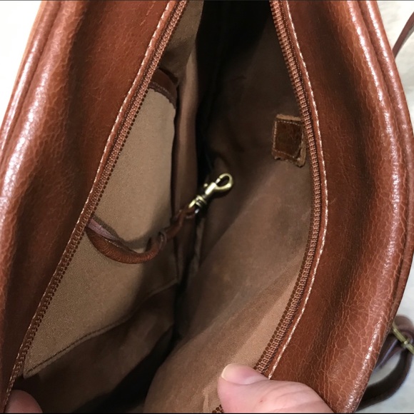 Aurielle Bags Vintage Aurielle Leather Sling Backpack Purse Poshmark